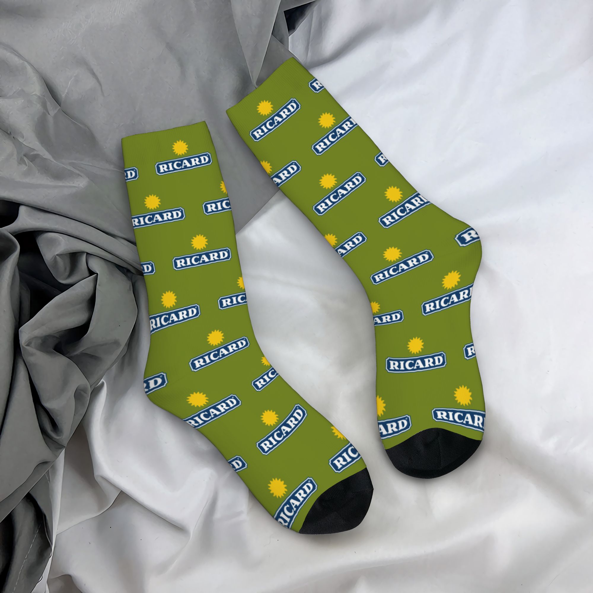 Dress Sock Men - Custom R-ricards Drink Heren Dames Crew