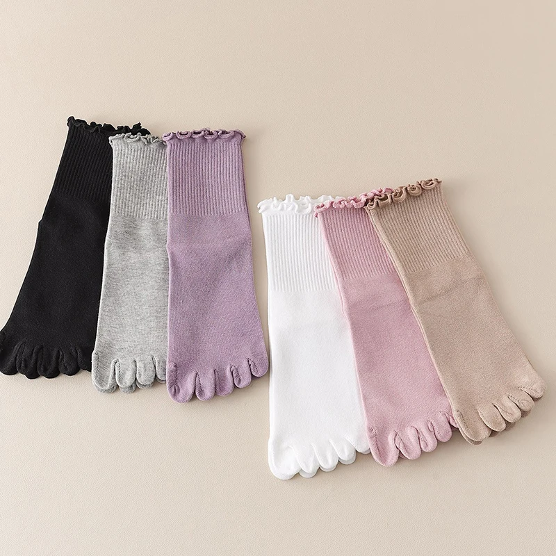 1/5 paar dames sokken met vijf - Toe Sock Split recensie en prijs