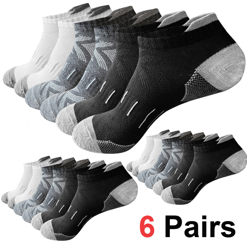 6 paar heren enkelsokken met p - Ankle Sock Low Cut recensie en prijs